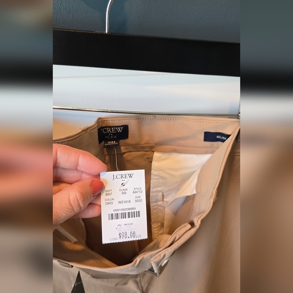 J. Crew Men's 484 Slim-fit tech pant - Picture 7 of 8